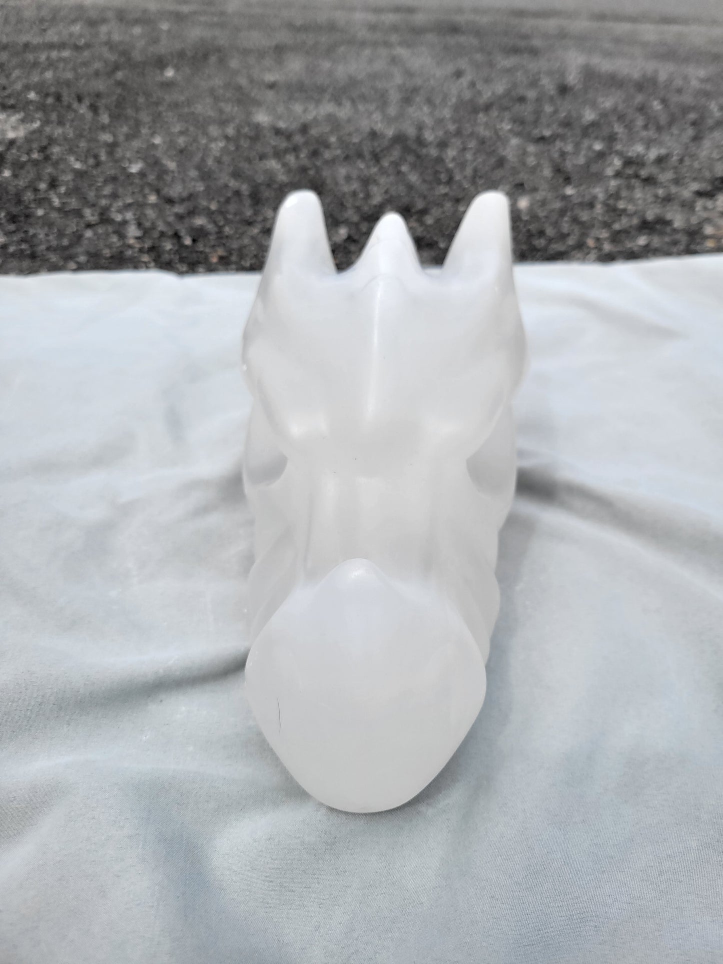 Selenite Dragon head