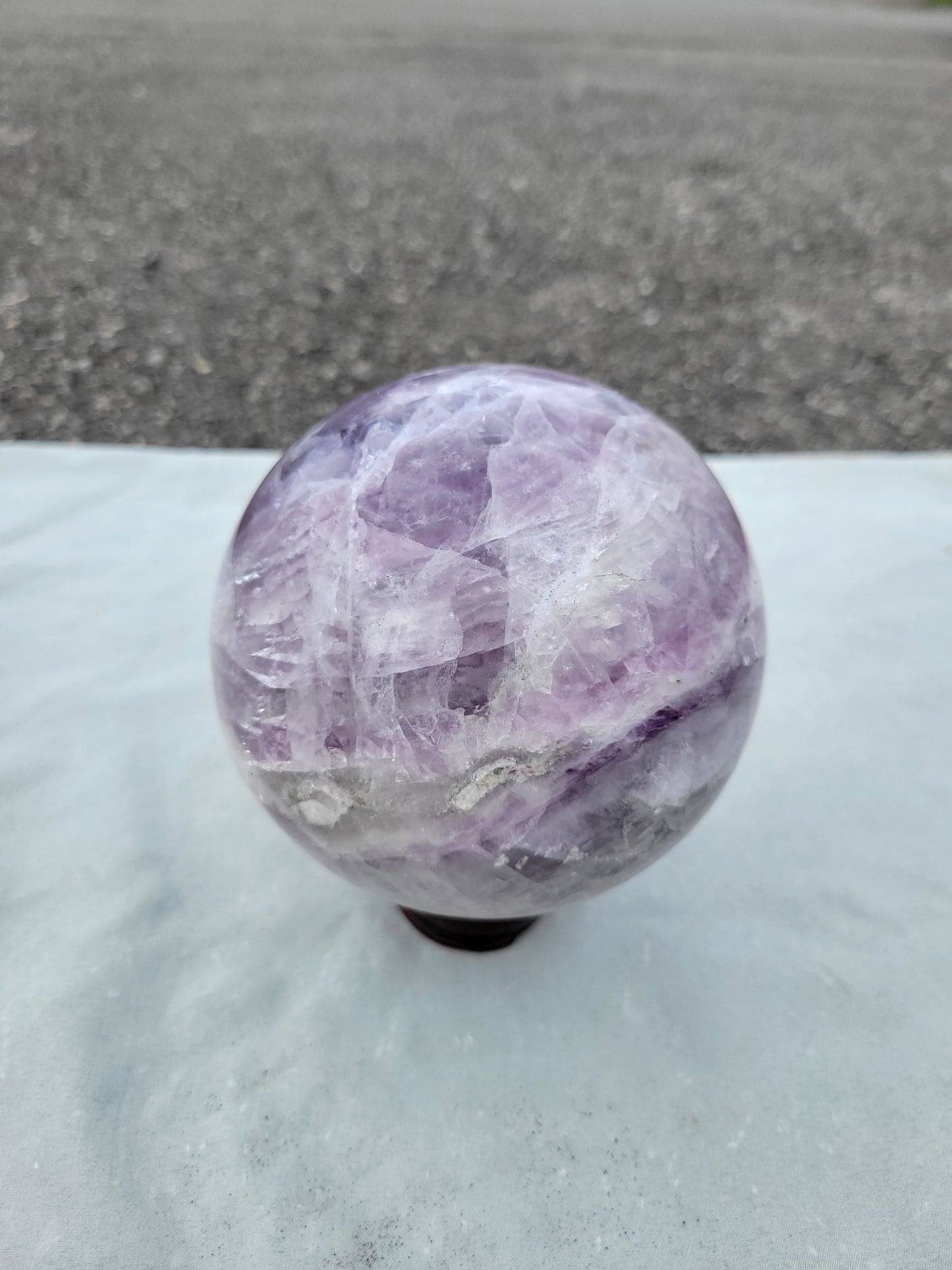 Giant flourite sphere