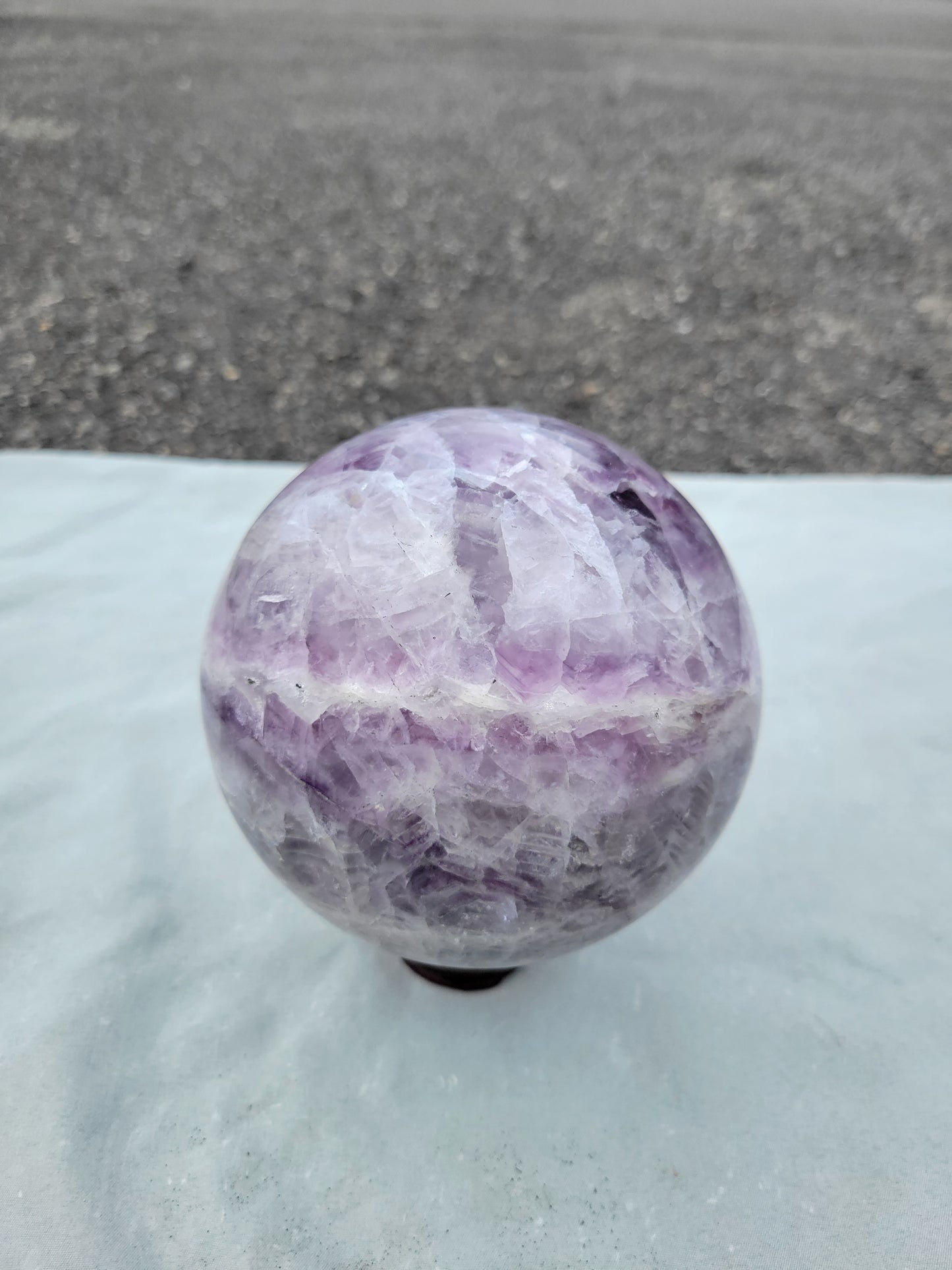 Giant flourite sphere