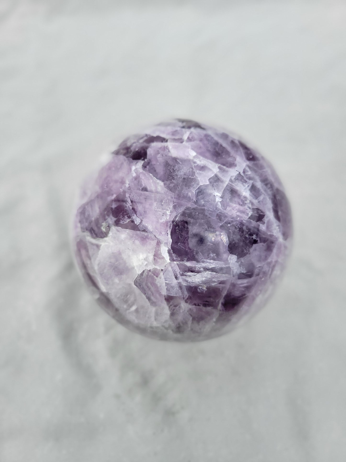 Giant flourite sphere