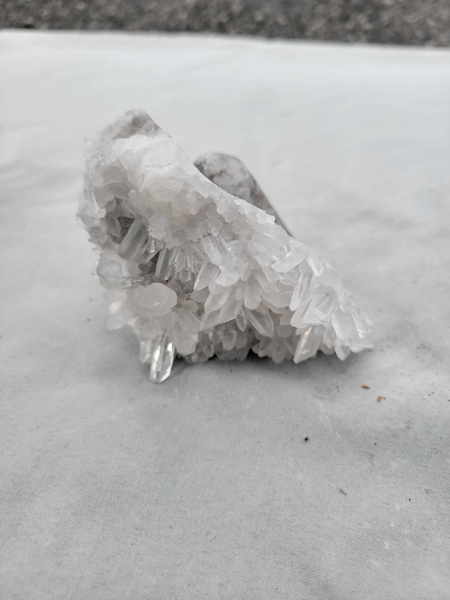 Clear quartz carved ghost