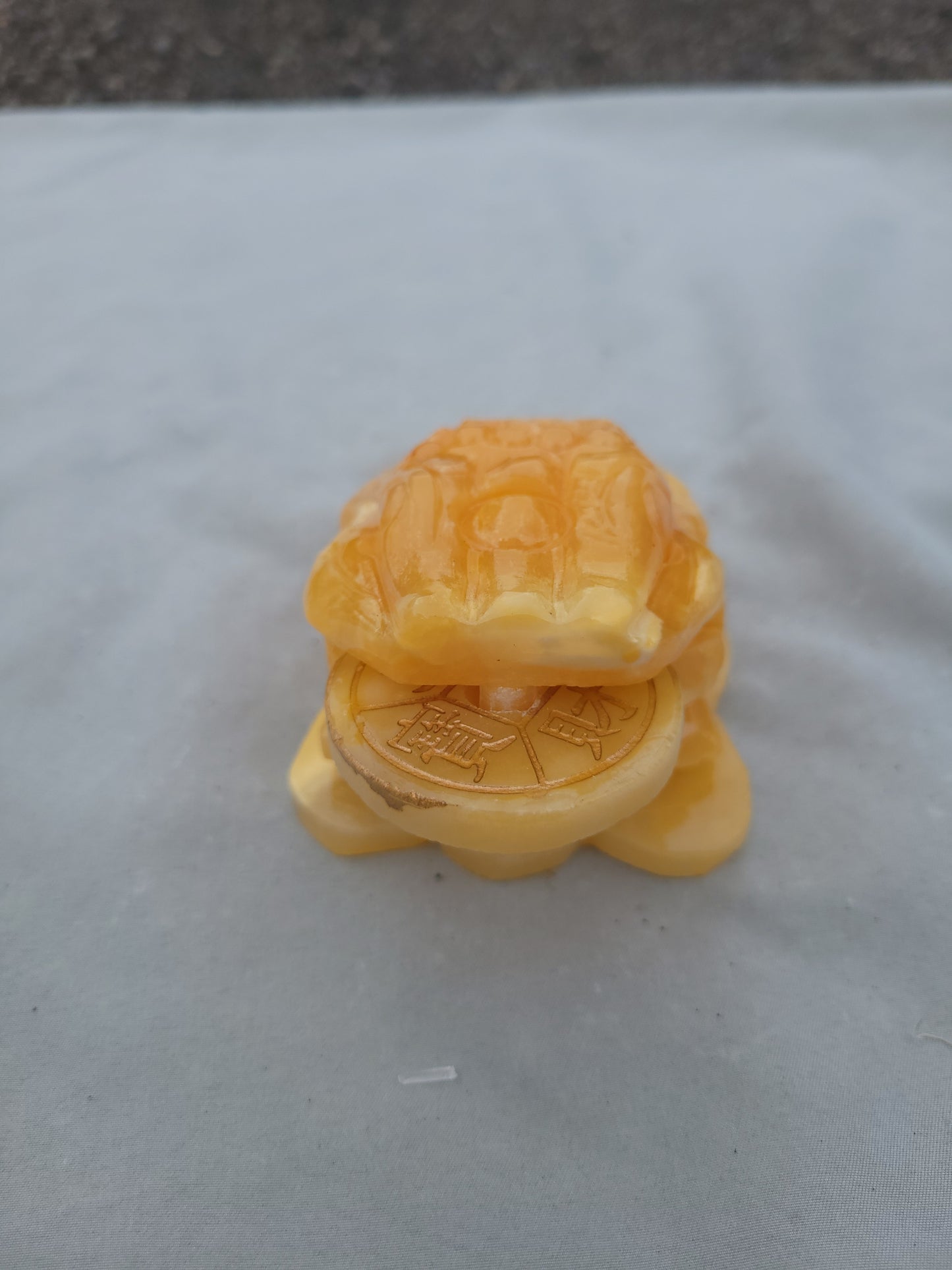 Yellow Jade Lucky Money Frog #2