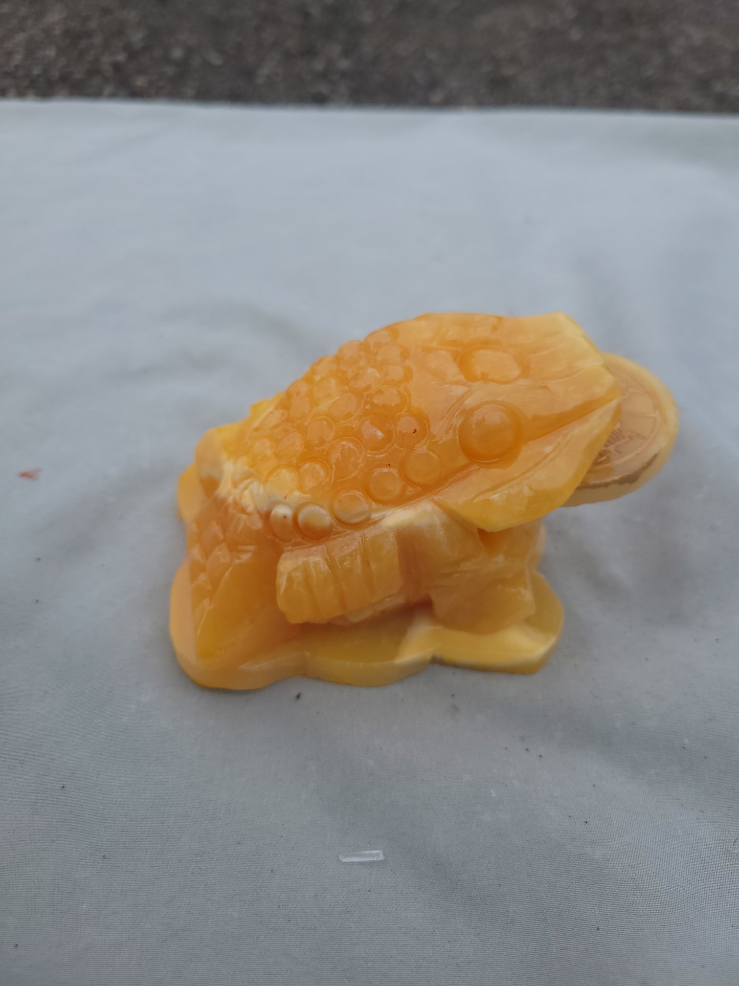 Yellow Jade Lucky Money Frog #2