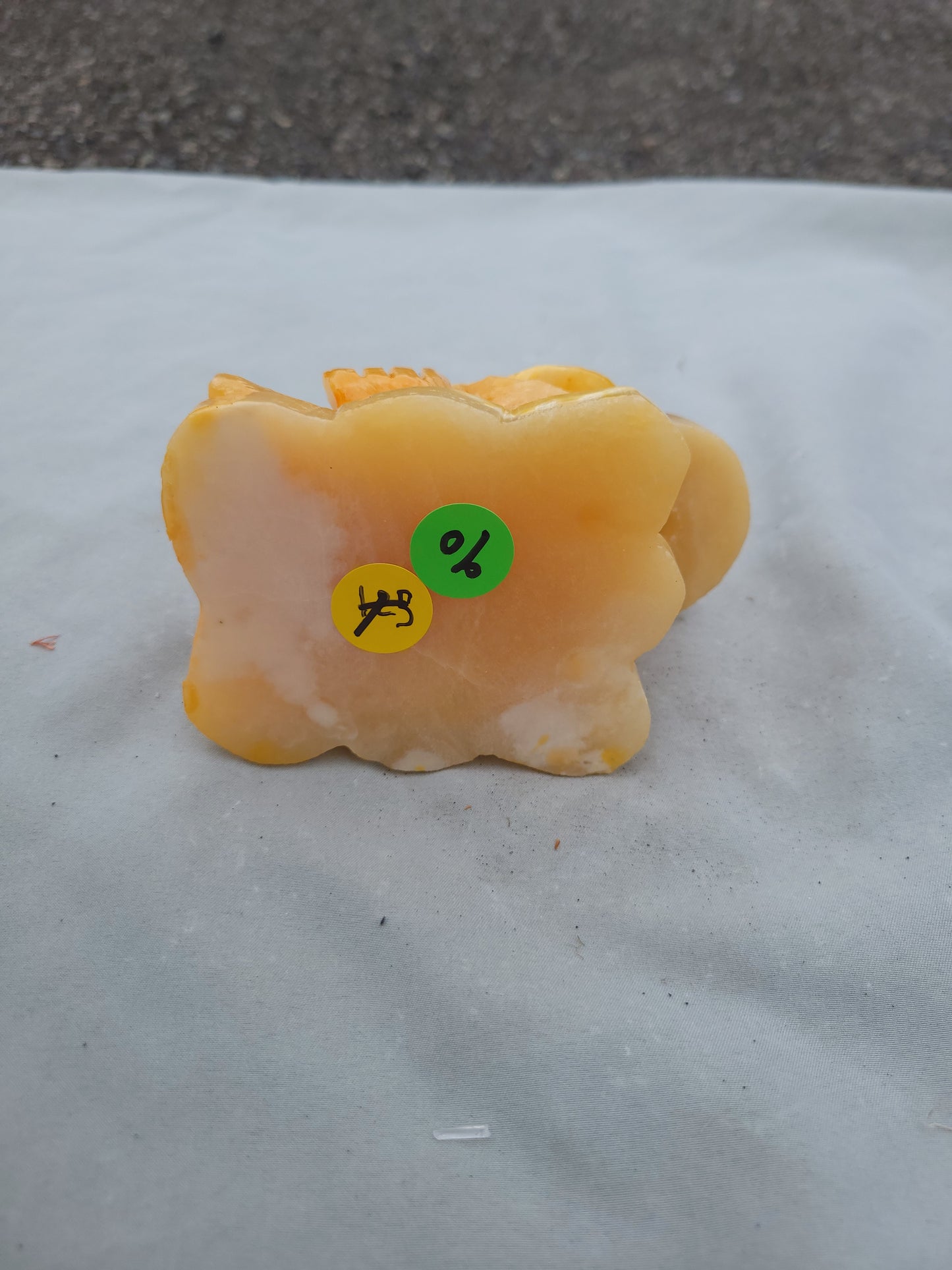 Yellow Jade Lucky Money Frog #2