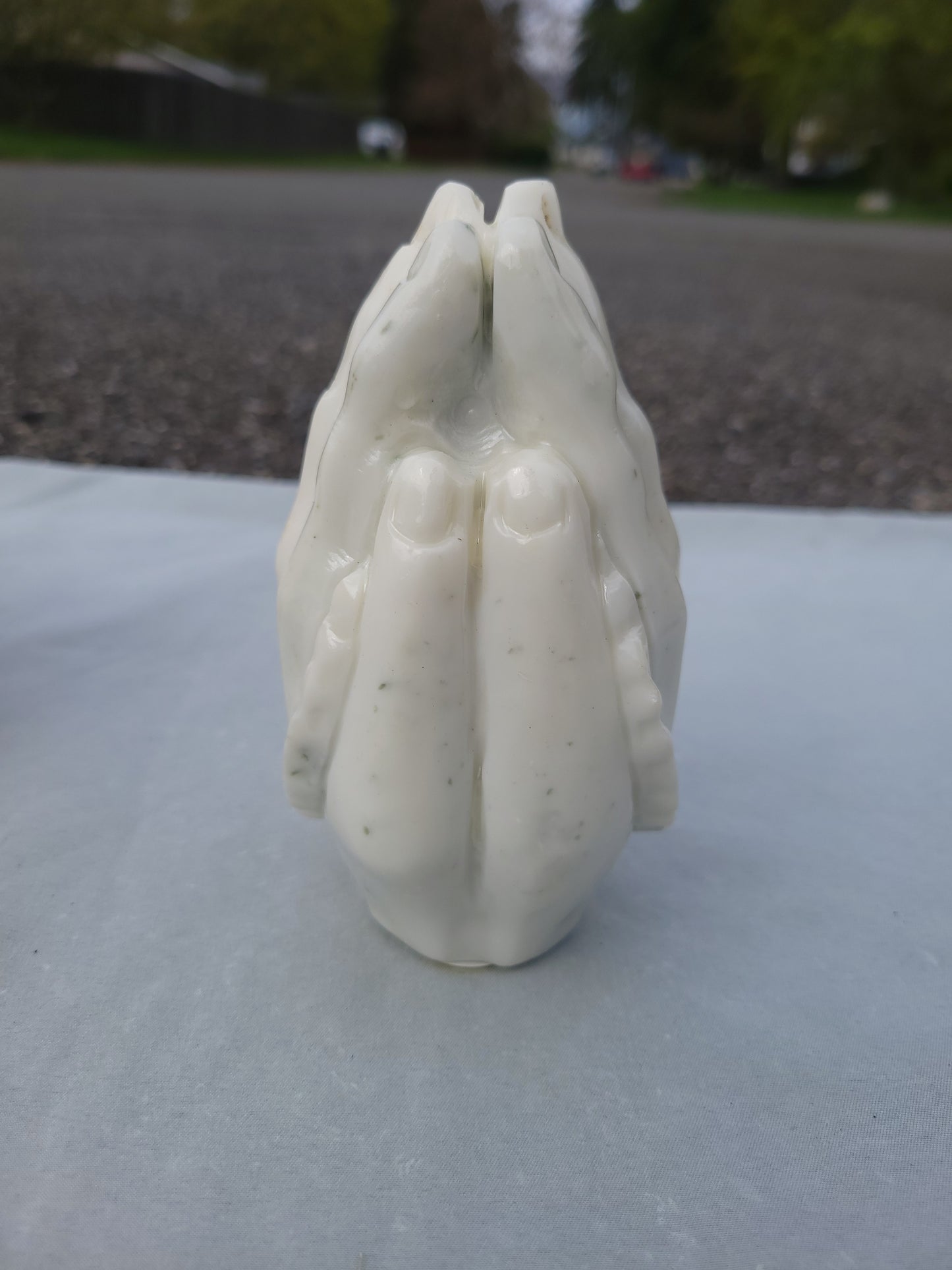 White Jade Prayer Hands