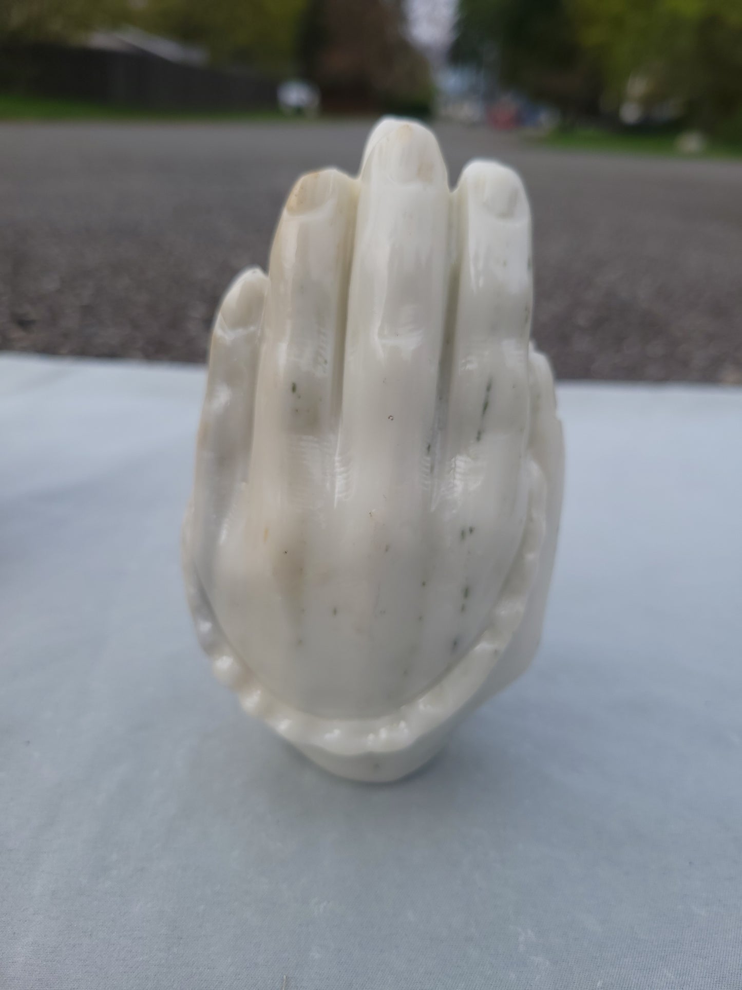 White Jade Prayer Hands