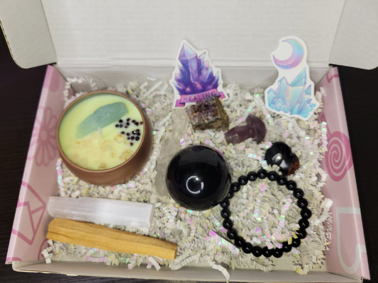 Cleansing/protection Crystal Box