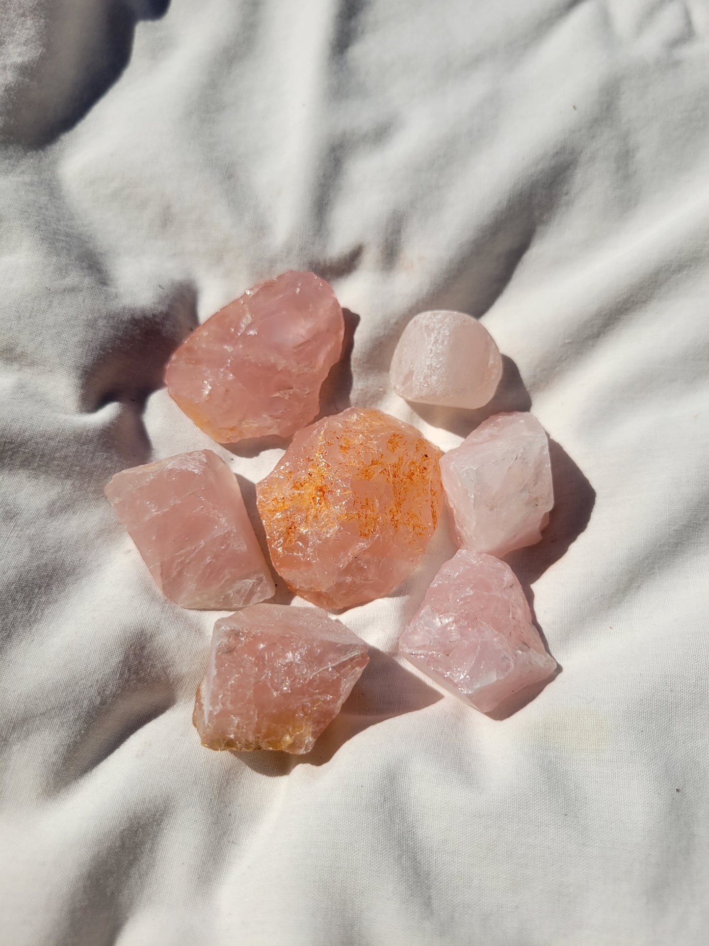 Raw Rose Quartz