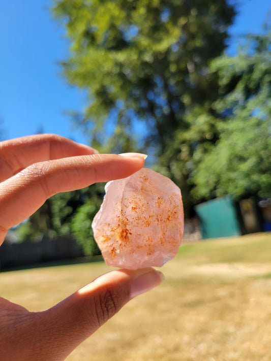 Raw Rose Quartz