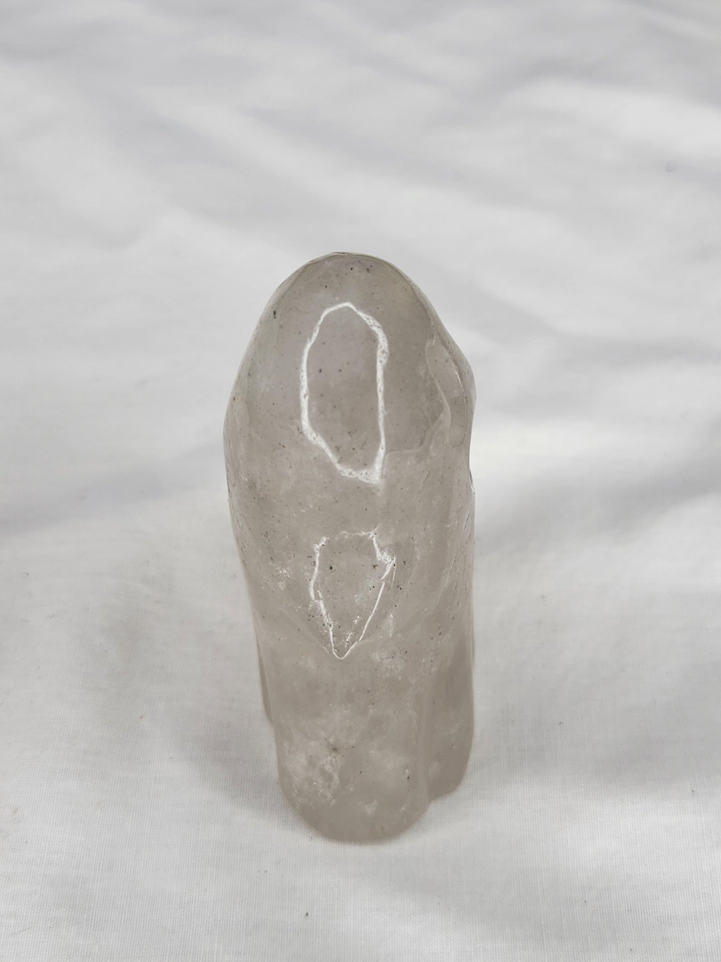 Clear Quartz w/Golden Healer Ghost