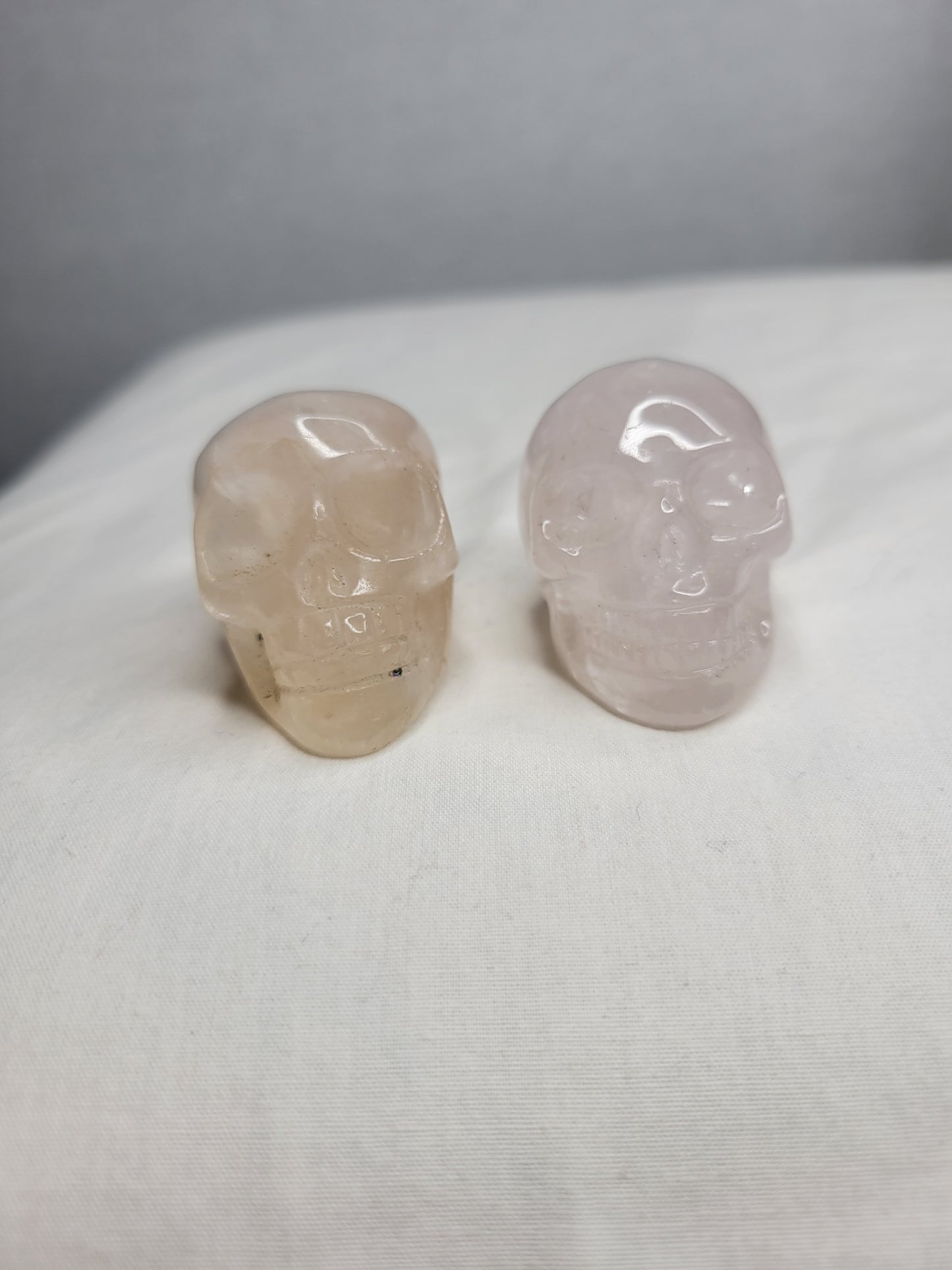 Rose Quartz Skulls