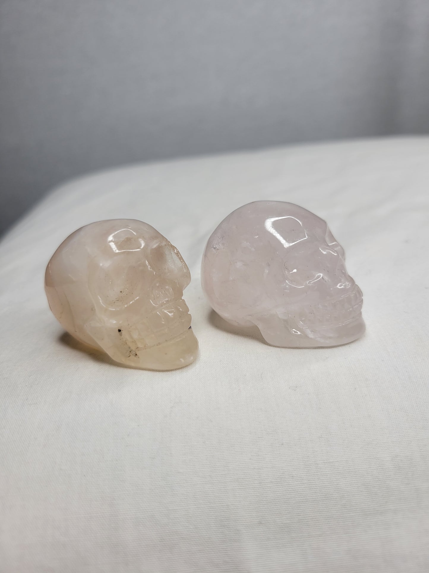 Rose Quartz Skulls