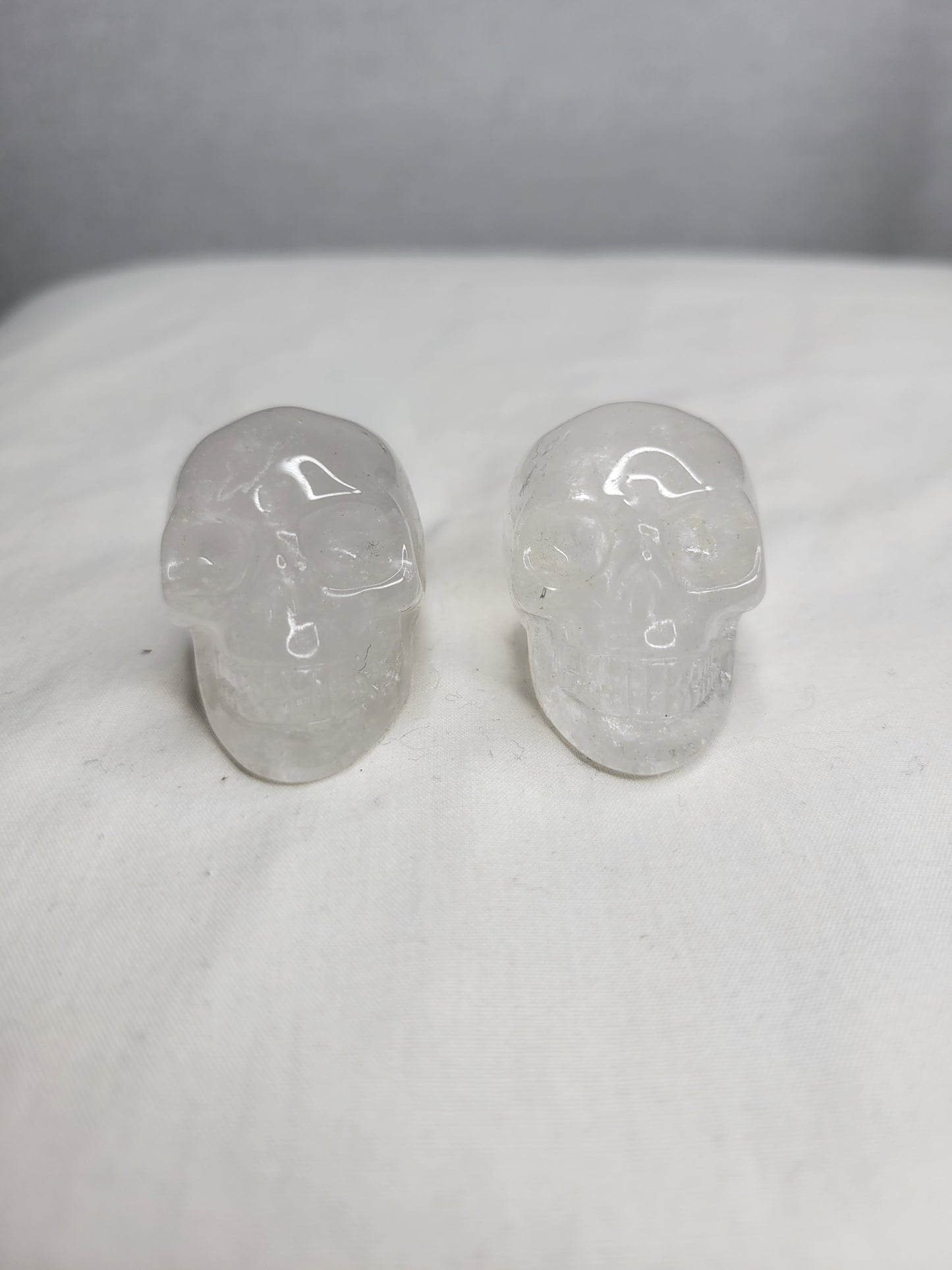 Clear Quartz Skulls