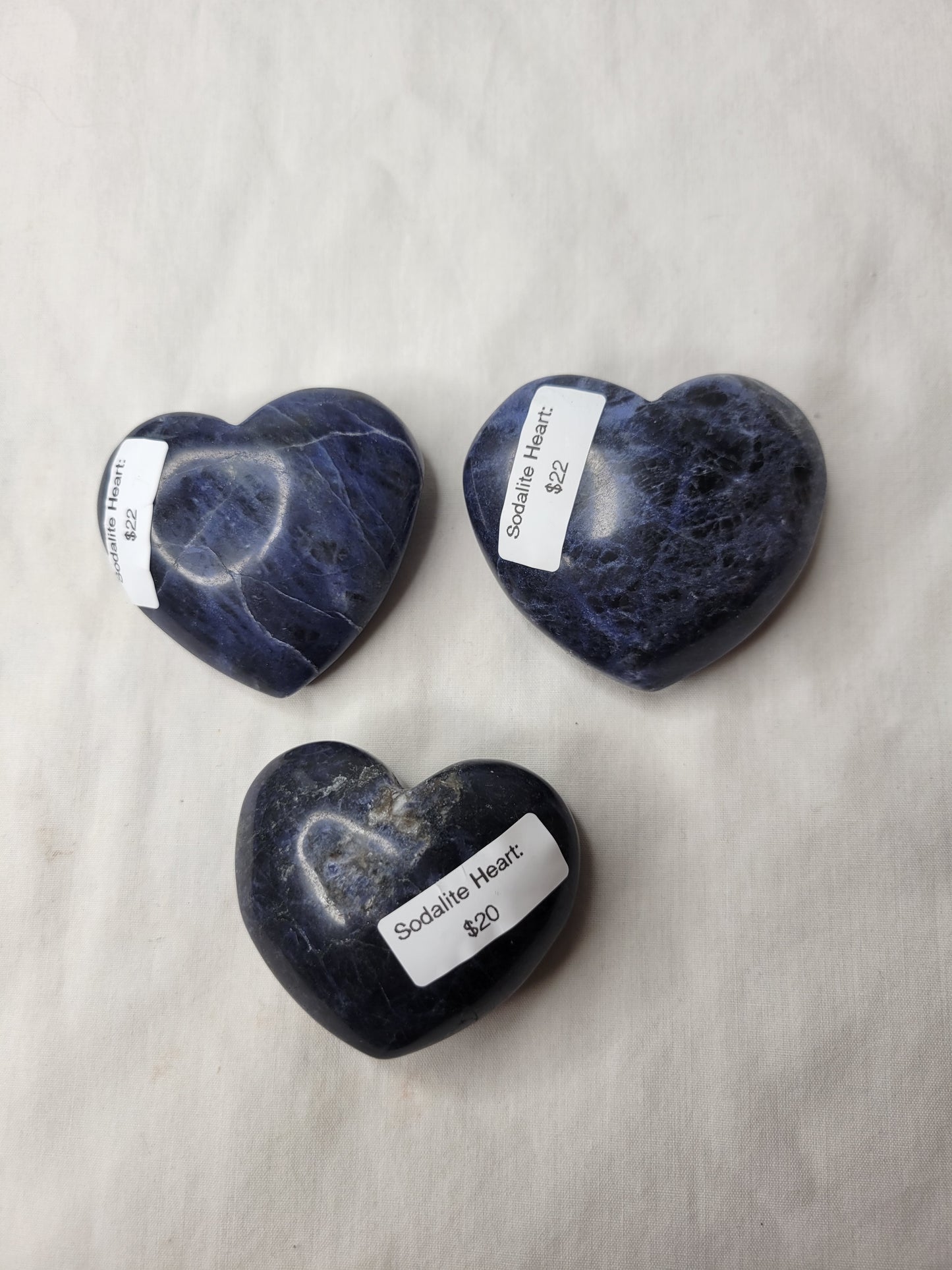 Sodalite Hearts