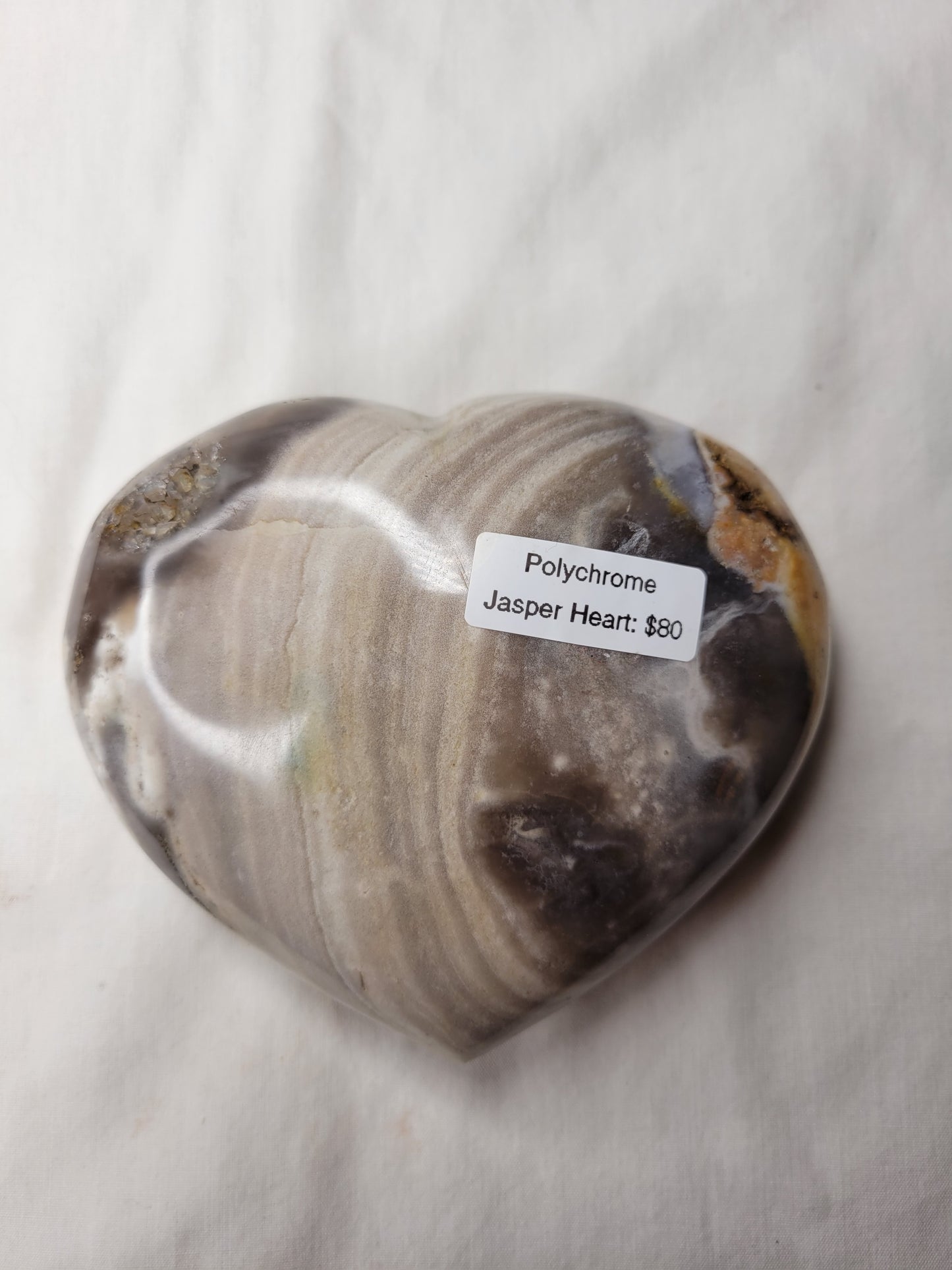 Polychrome Jasper Heart