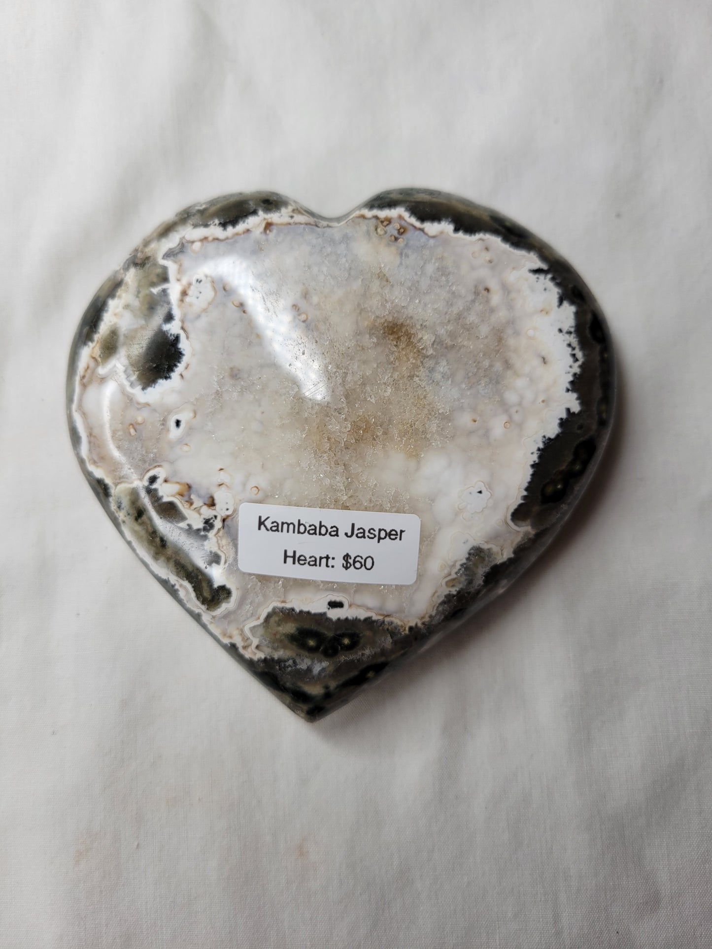 Kambaba Jasper Heart