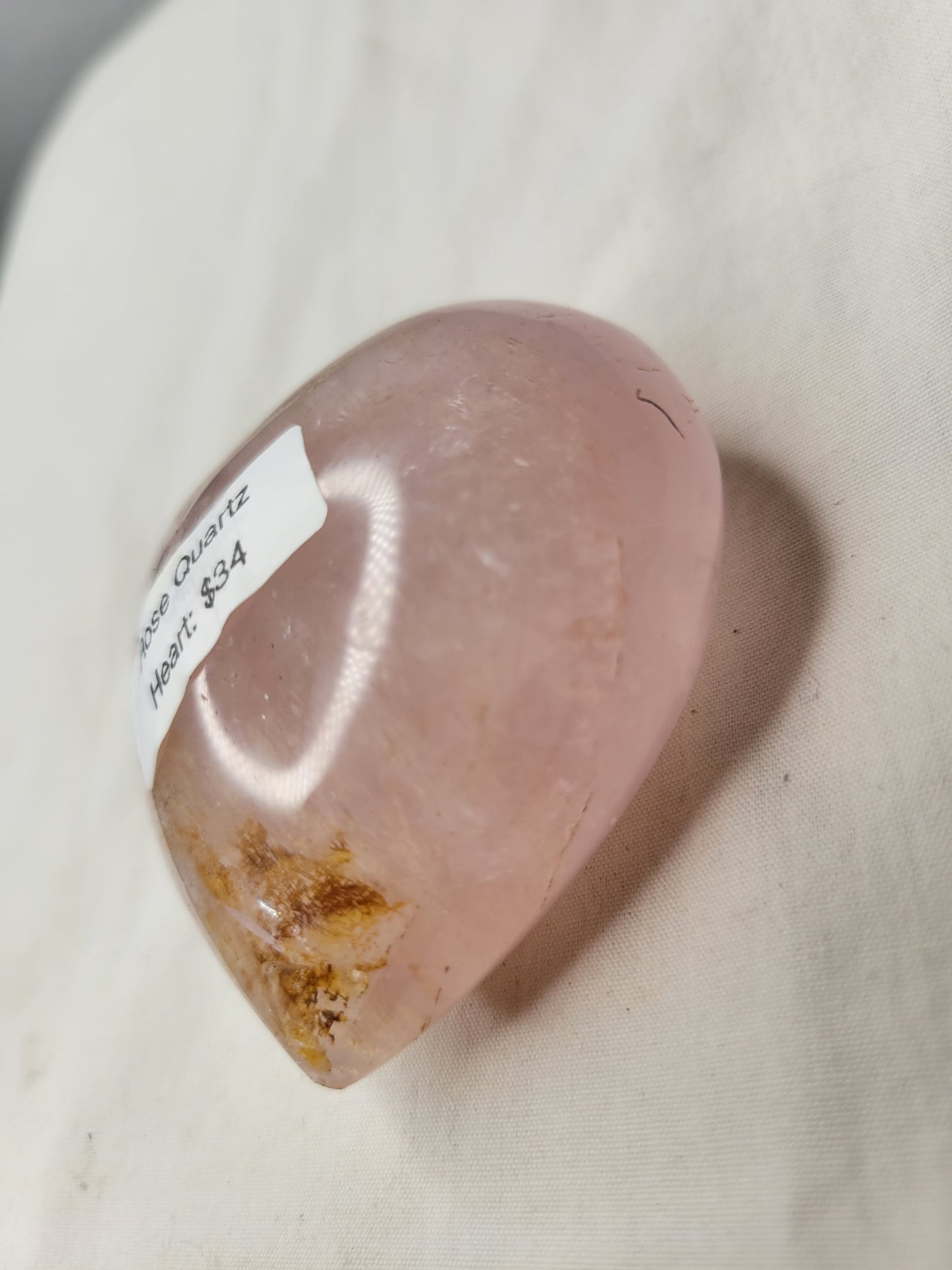 Rose Quartz Heart