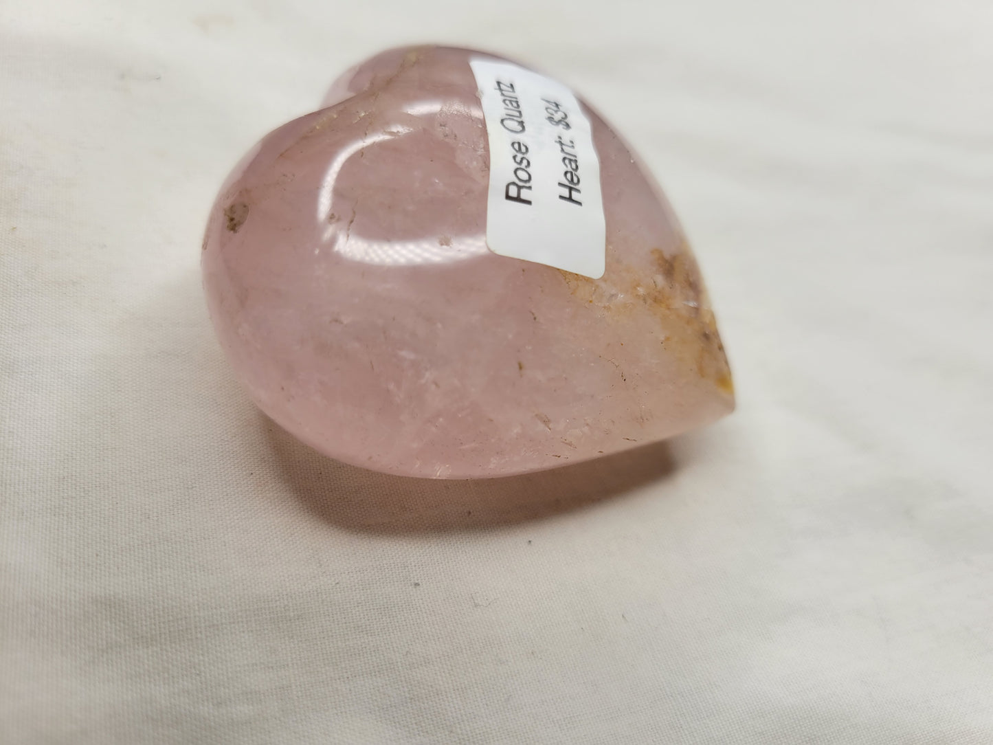 Rose Quartz Heart