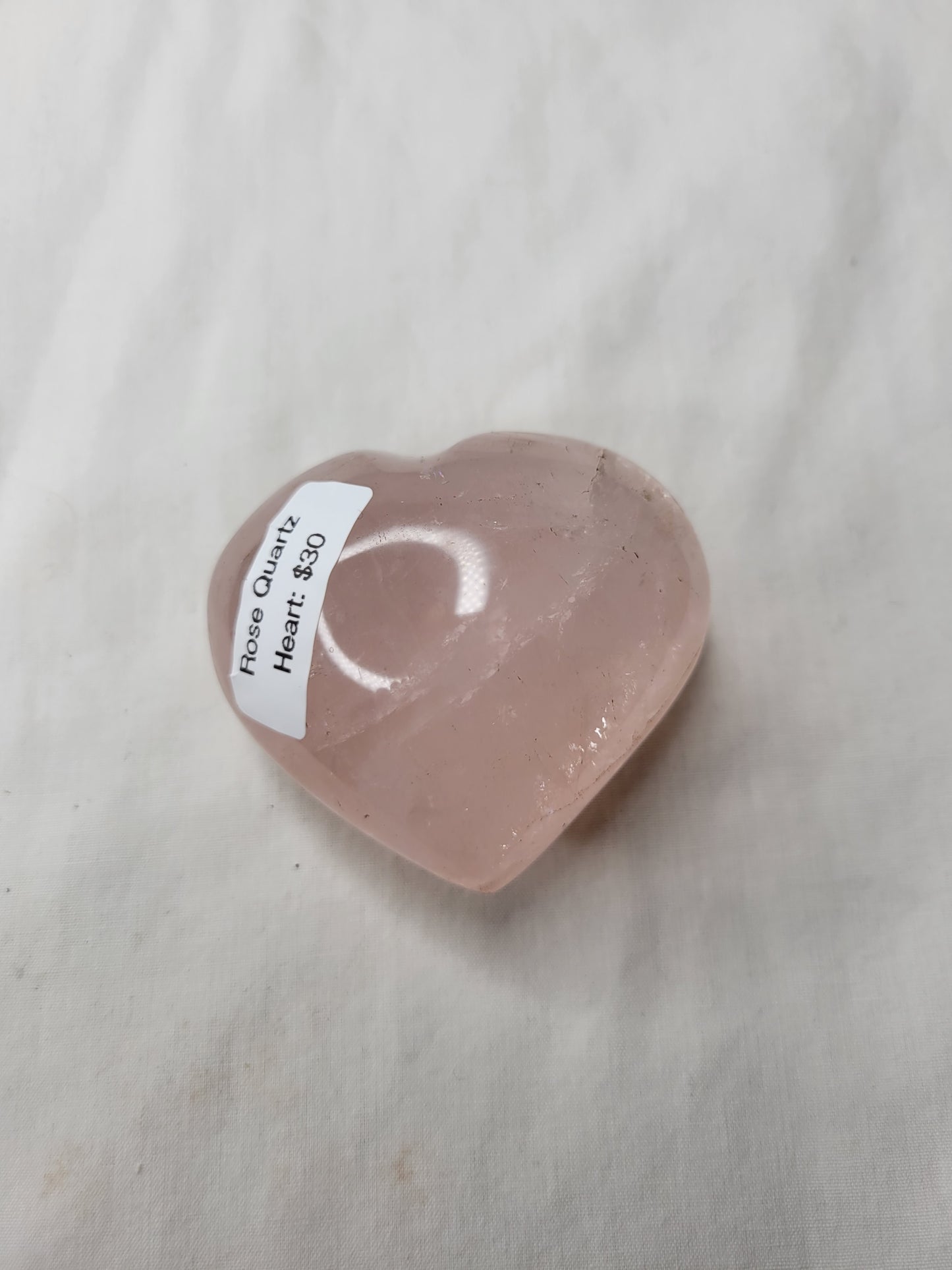 Rose Quartz Heart