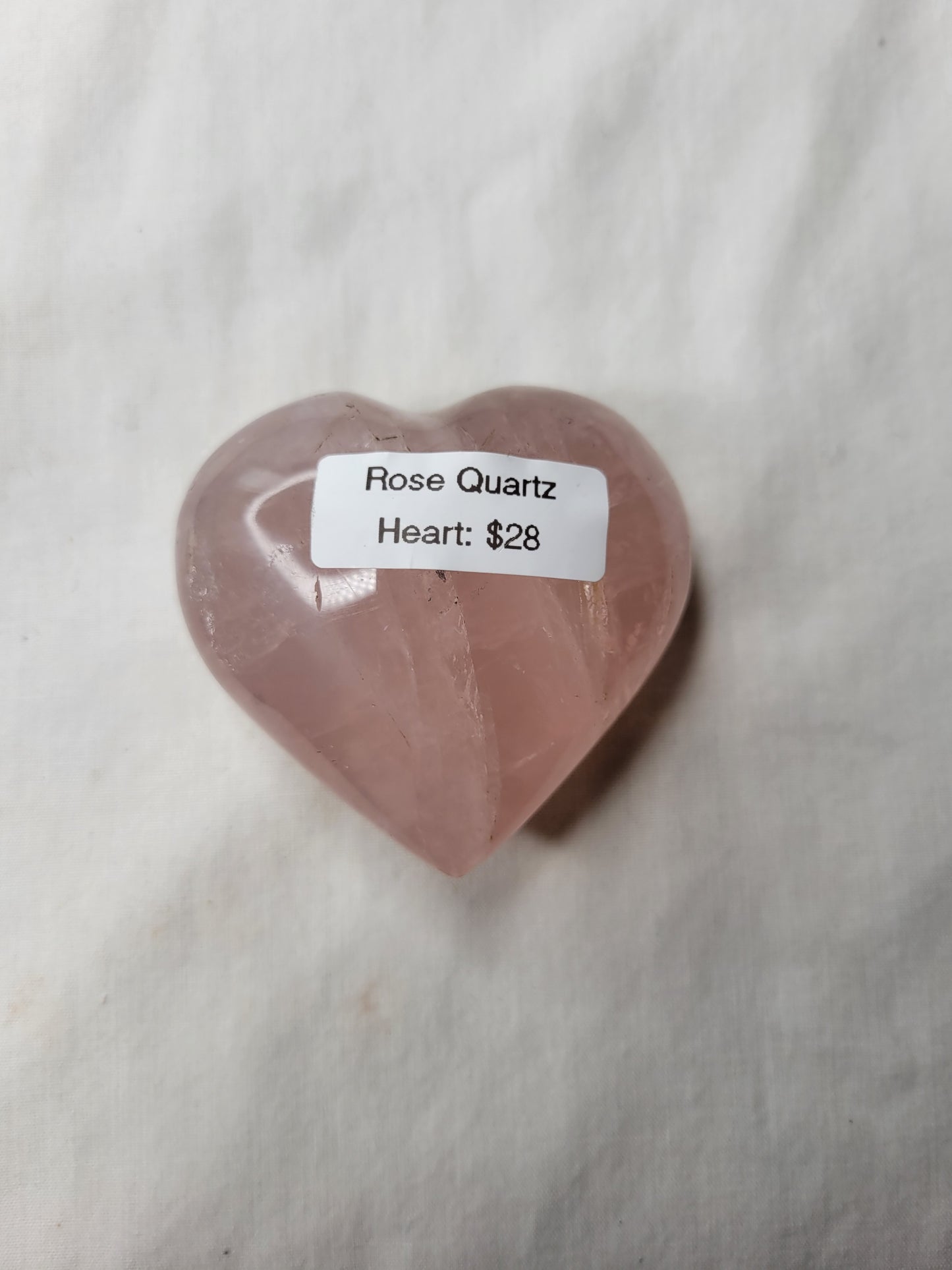 Rose Quartz Heart