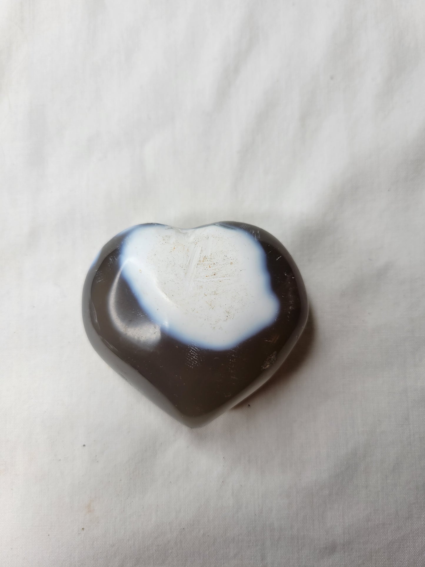 Orca Agate Hearts