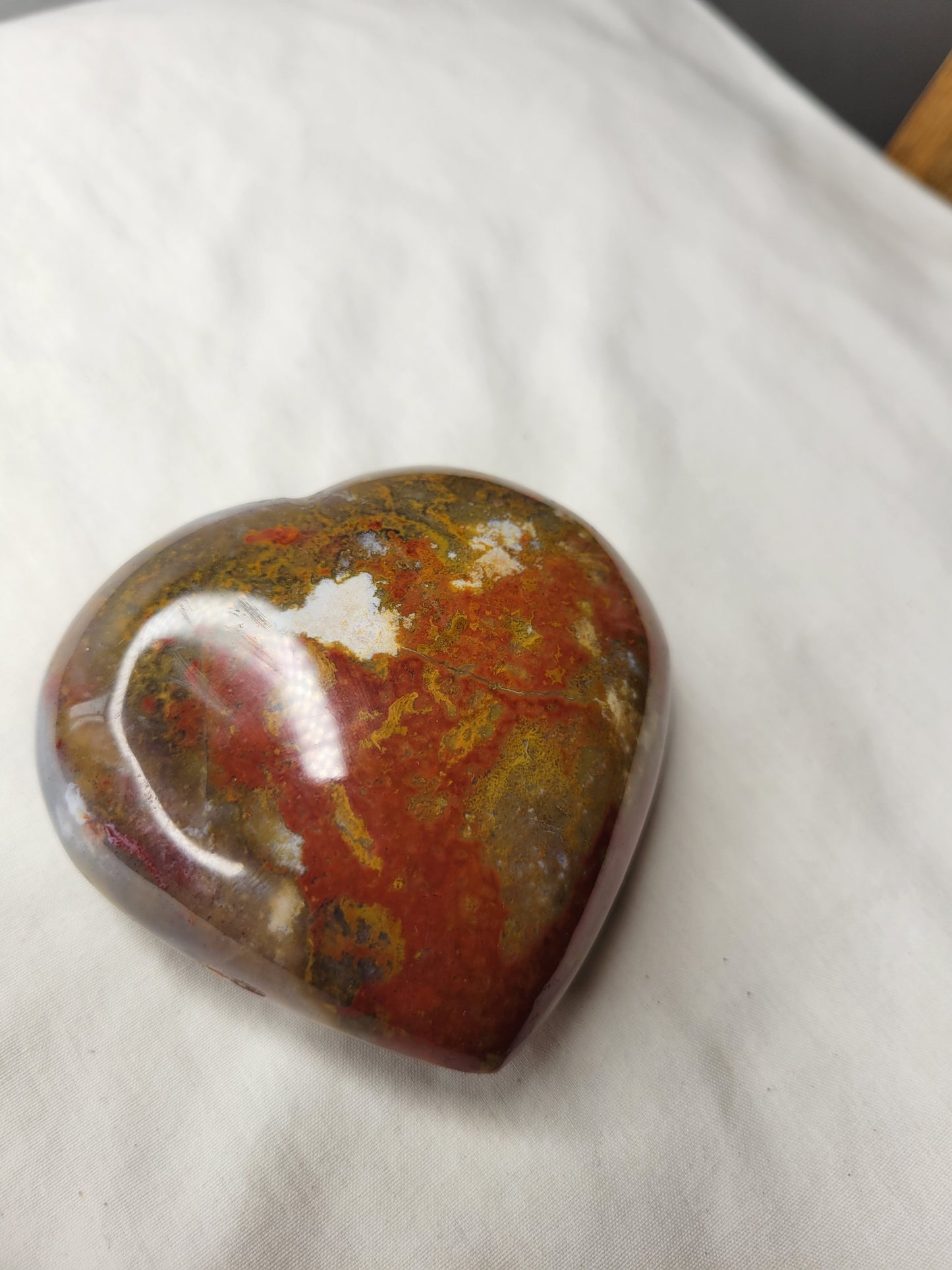 Ocean Jasper/Orca Agate Heart