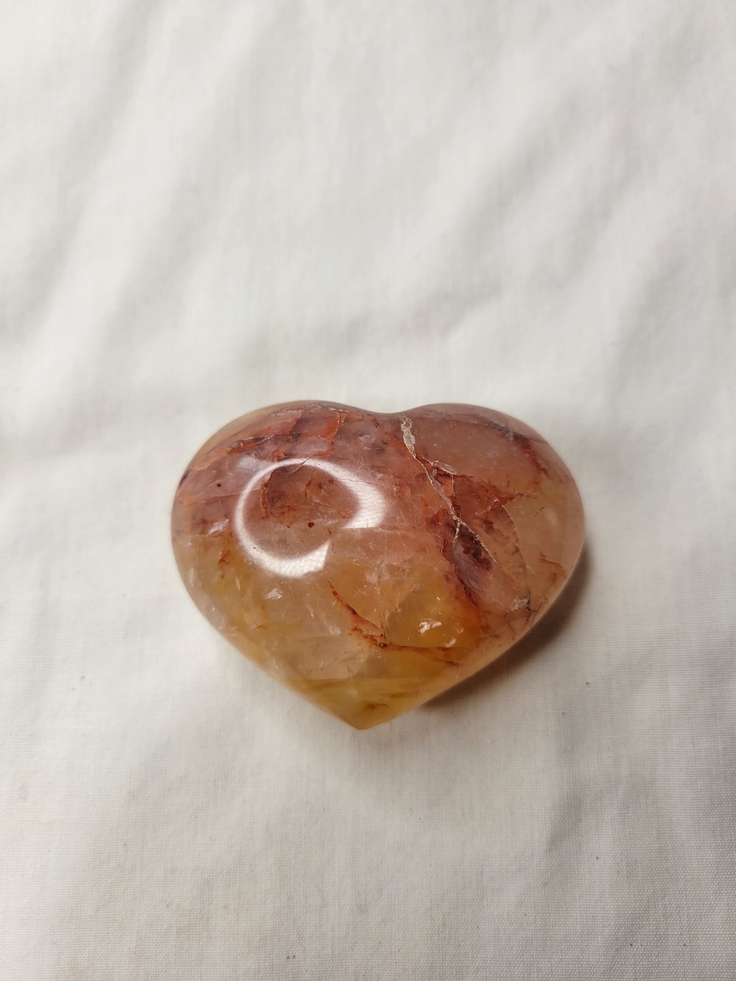 Fire Quartz Heart