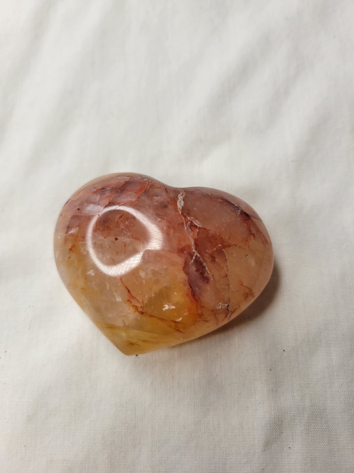 Fire Quartz Heart