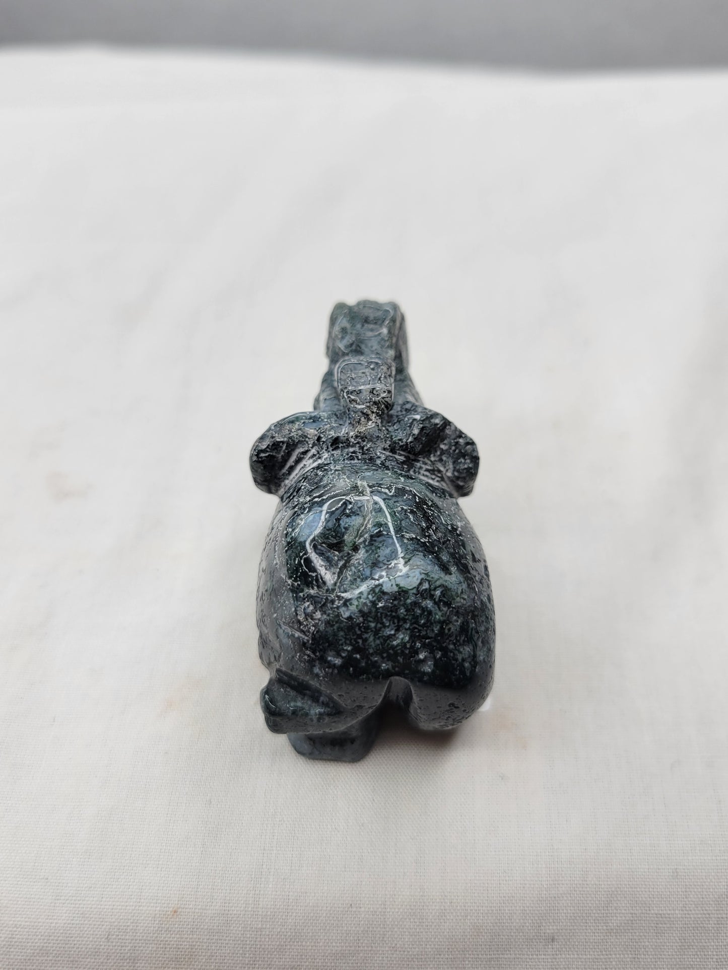 Moss Agate Elephant