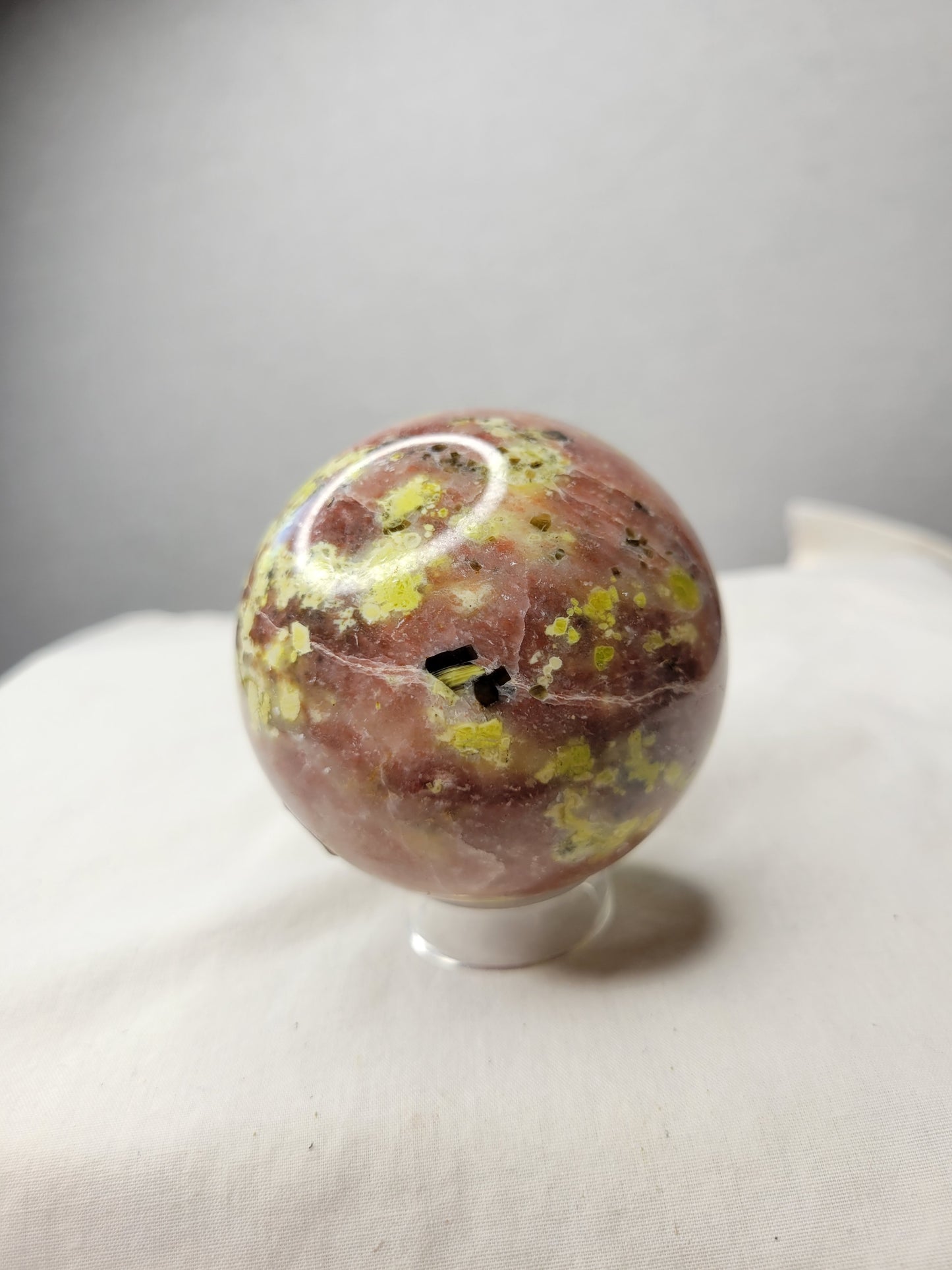 Plum Tourmaline Sphere