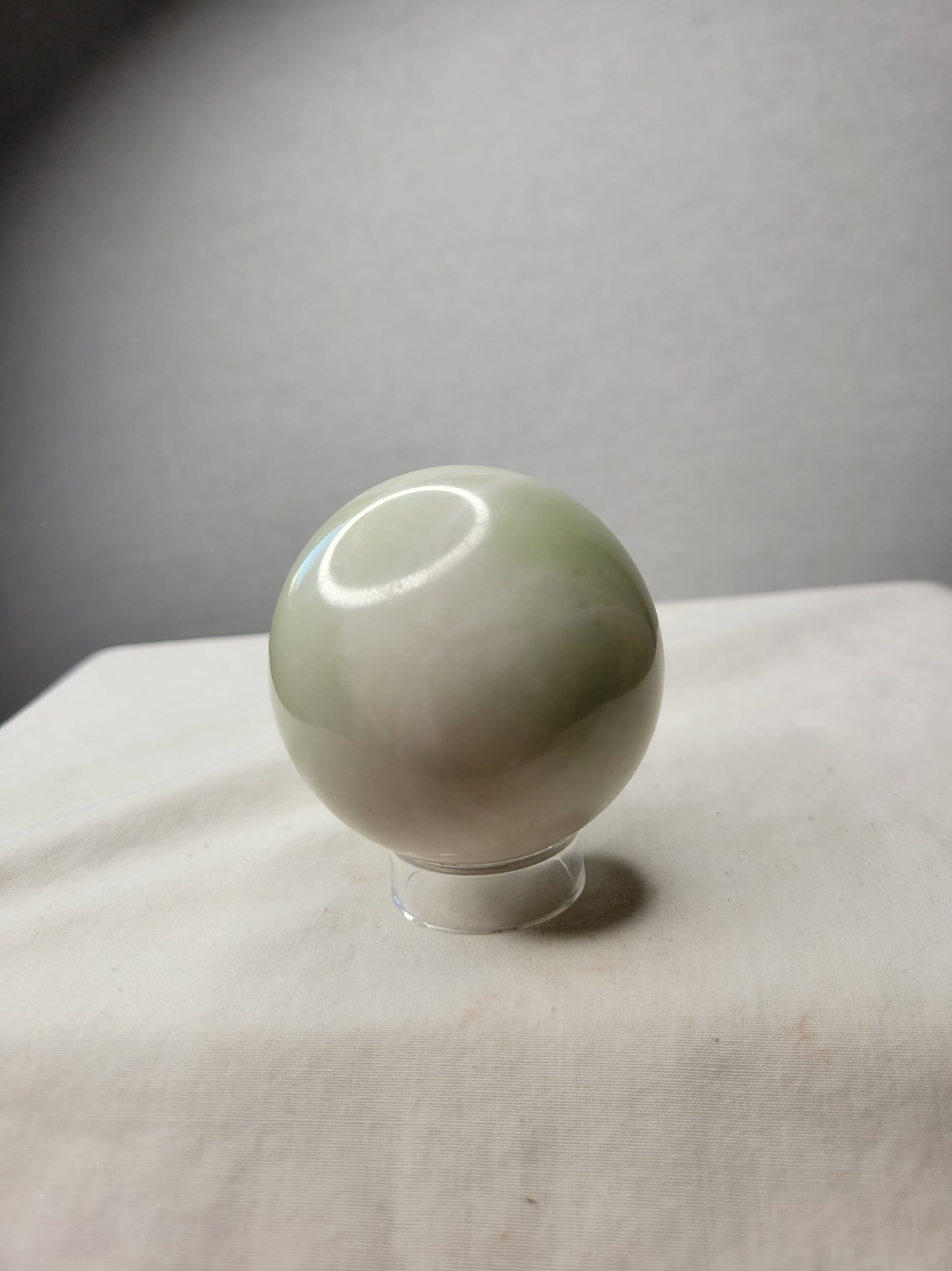 Green Calcite Sphere