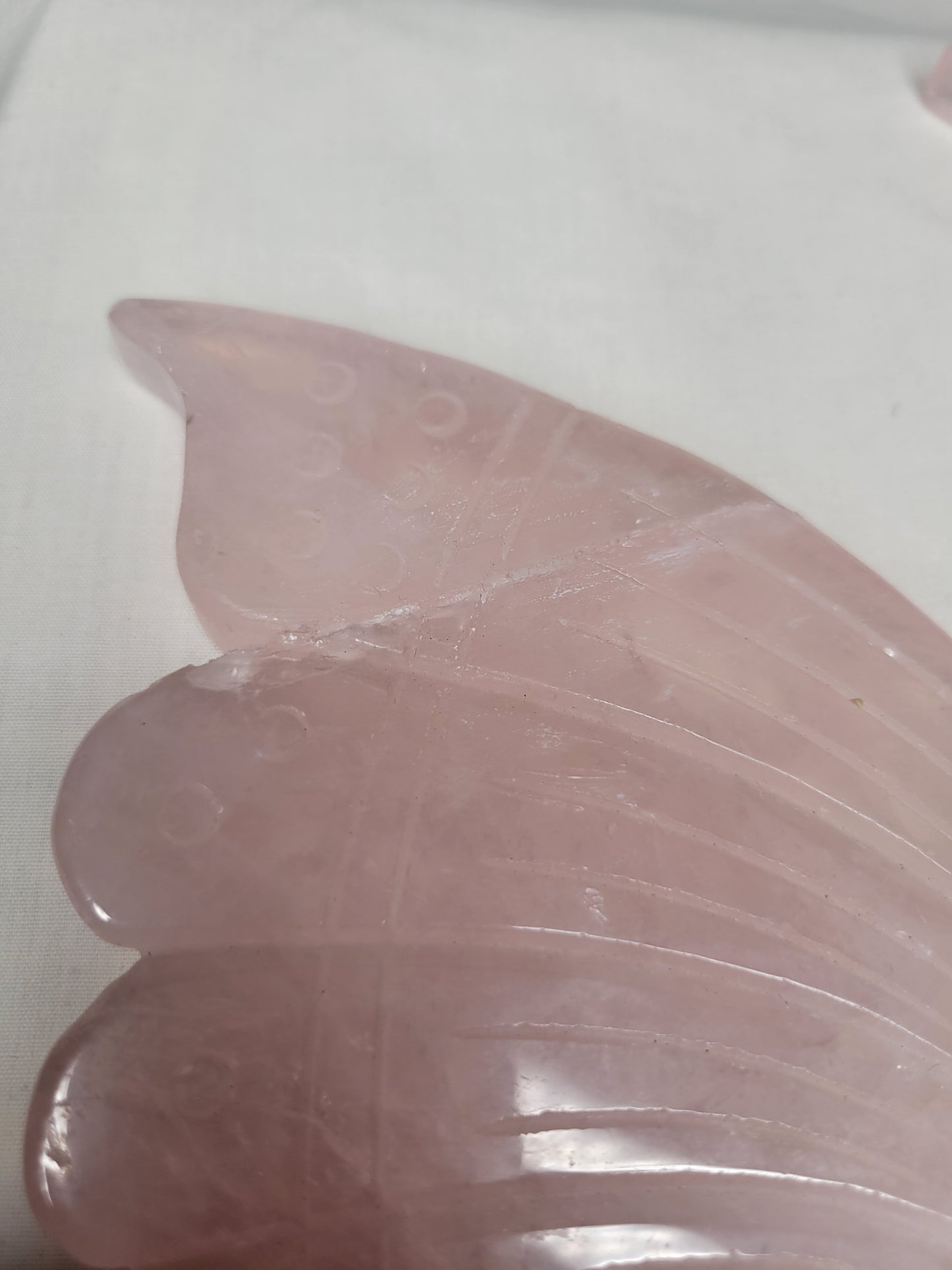 Rose Quartz Butterfly Wings