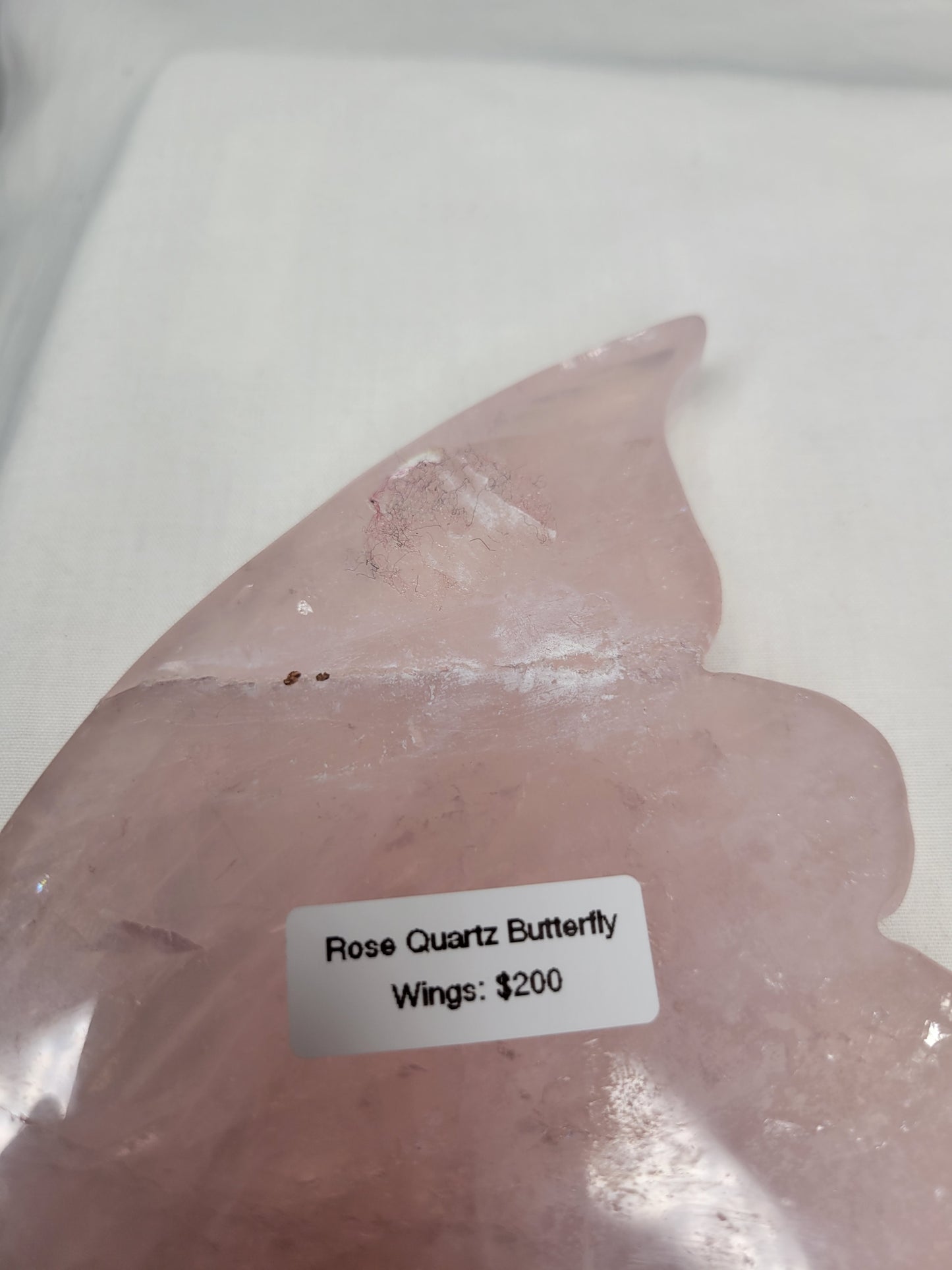 Rose Quartz Butterfly Wings