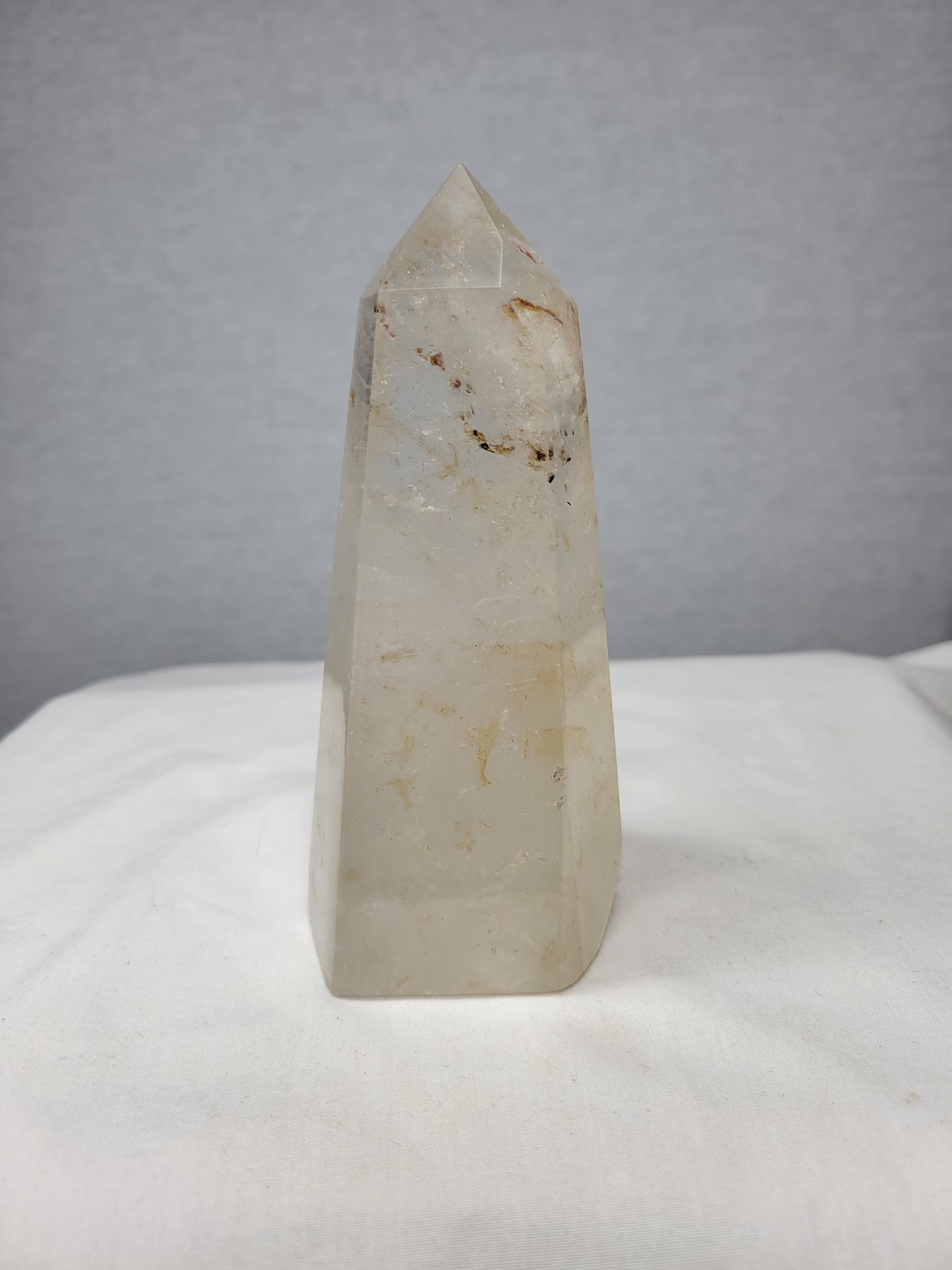 Clear Quartz with some Golden Healer Towers