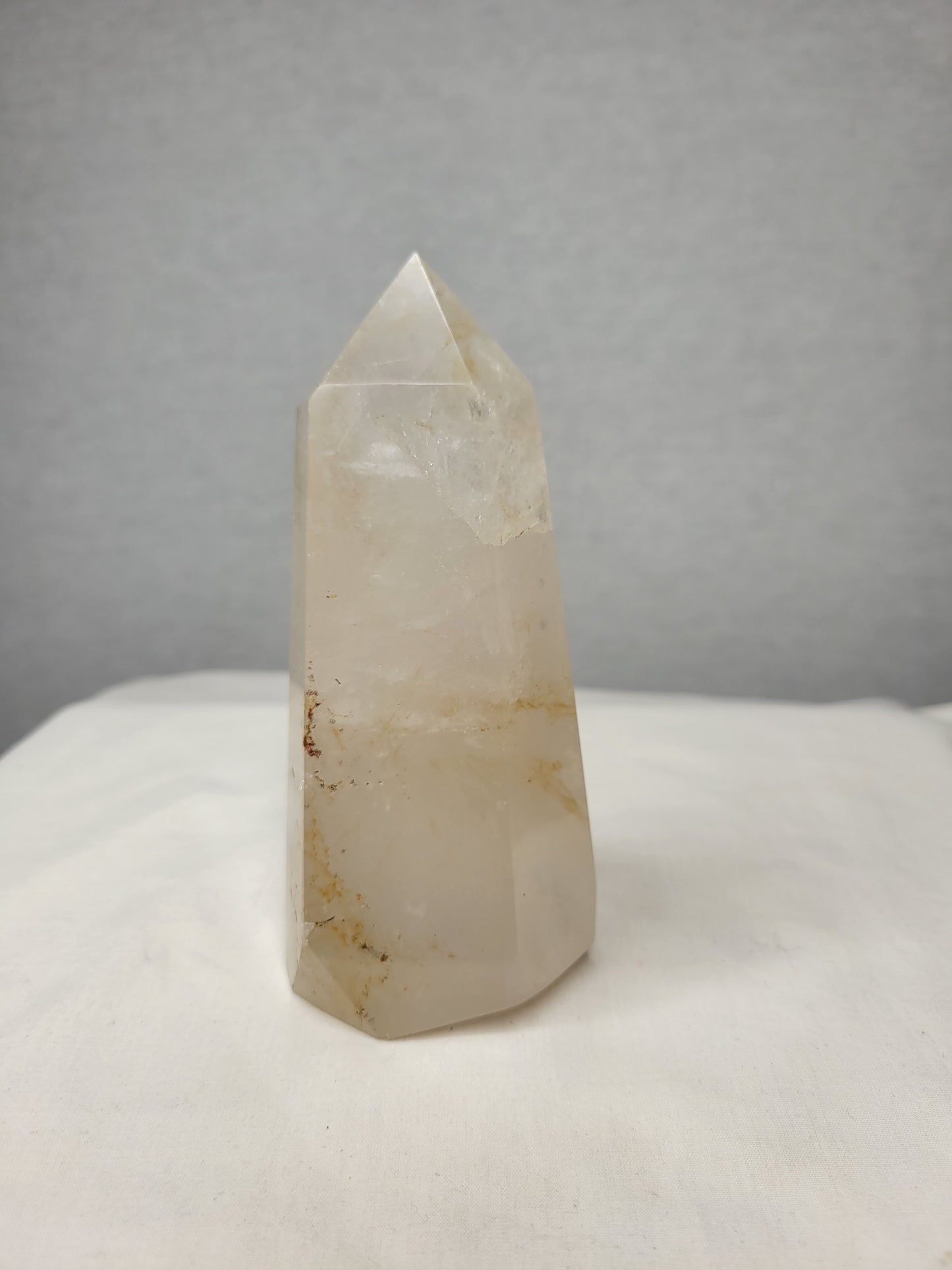 Clear Quartz with some Golden Healer Towers