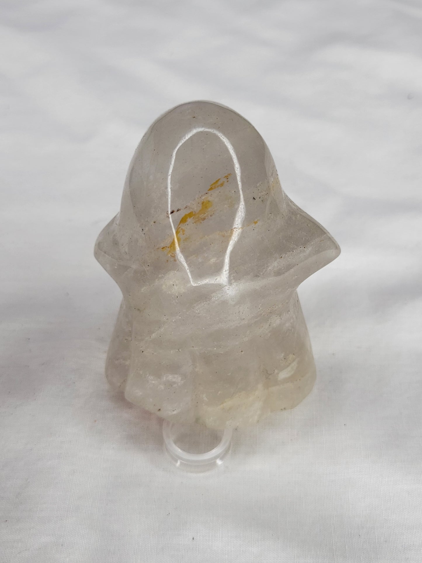 Clear quartz w/golden healer Ghost