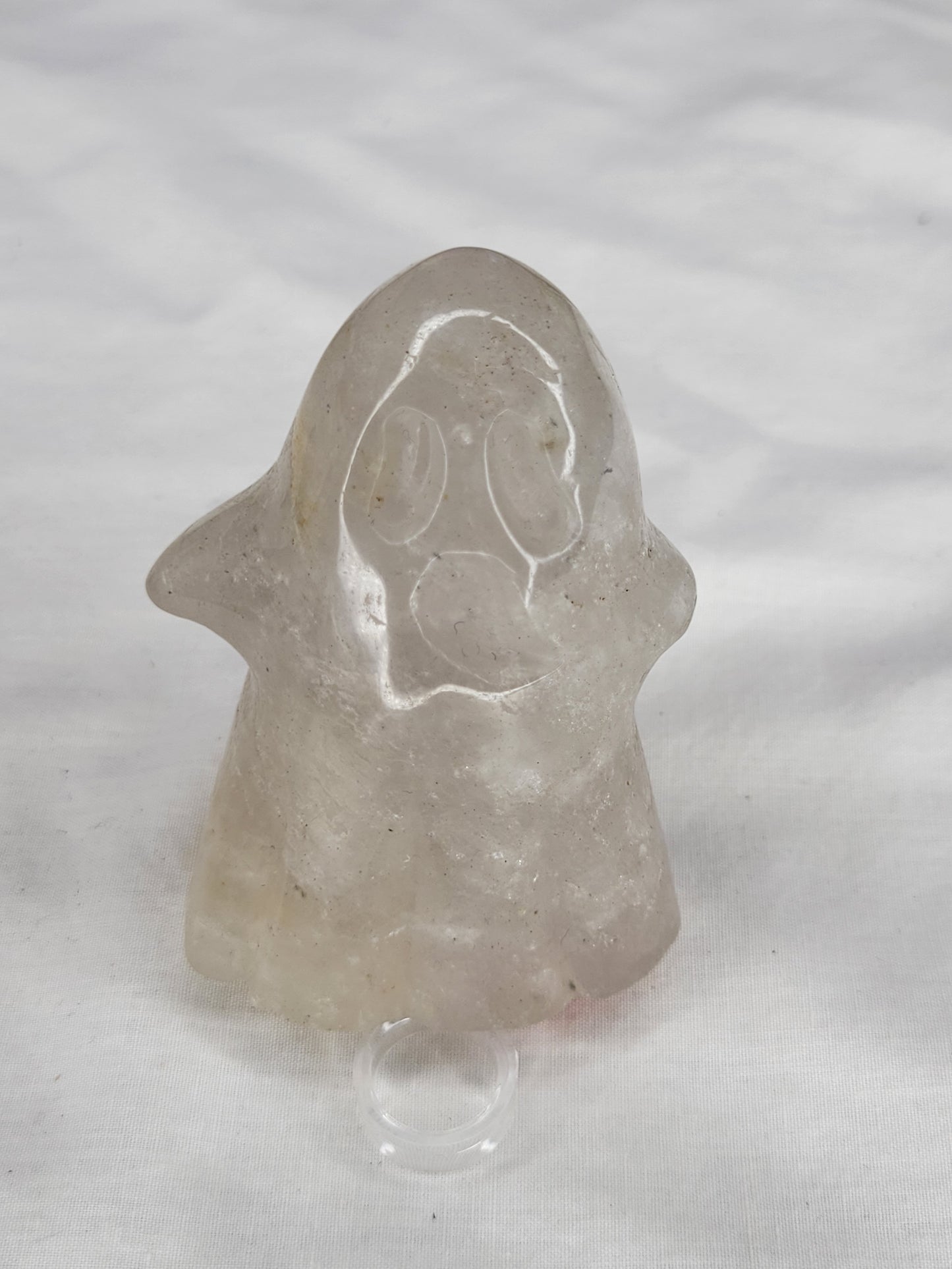 Clear quartz w/golden healer Ghost